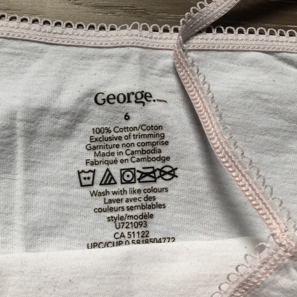 2 Girls Undershirts Size 6T - Picture 2 of 2